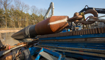 HDD - Under the river Spree in Spreewitz (Germany)