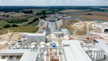 Aerial photo over HS2