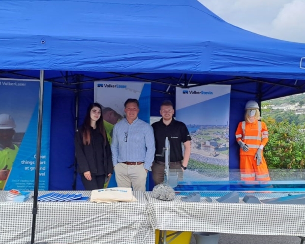 VolkerStevin's stand at a STEM event.