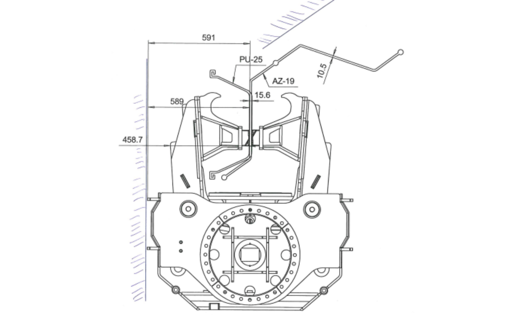 SG-50v Movax Unit specification drawing